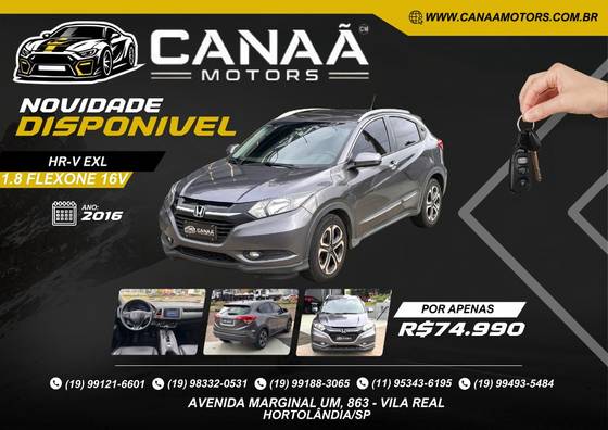HONDA HR-V 1.8 16V FLEX EXL 4P AUTOMÁTICO